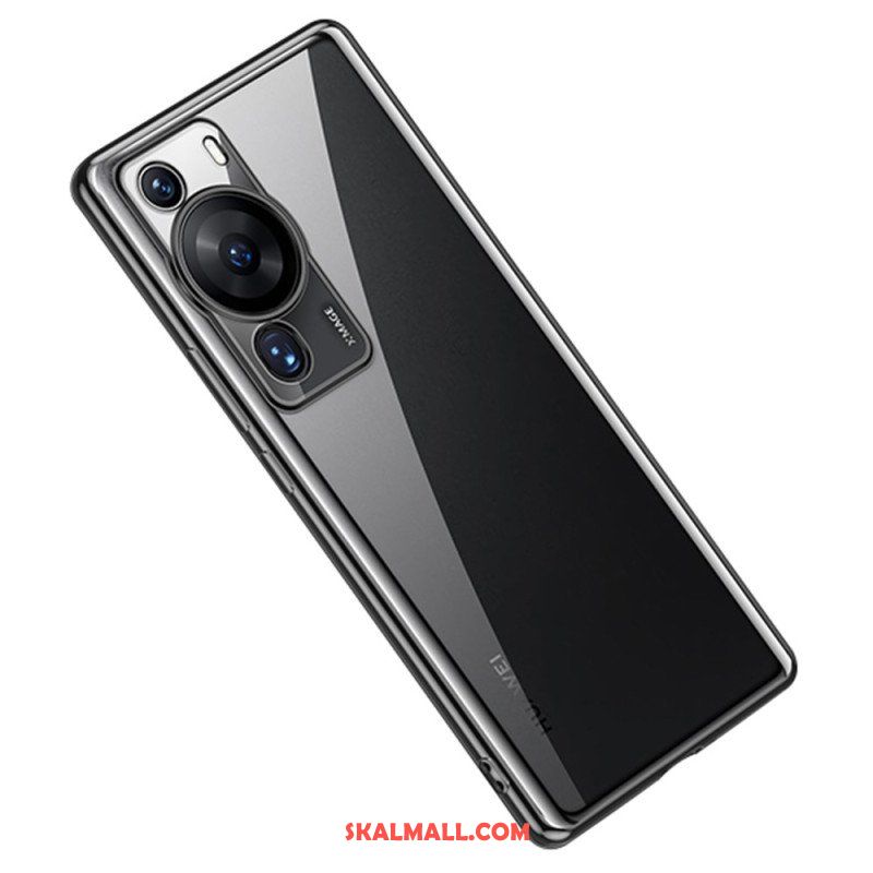 Skal Huawei P60 Pro Transparent Metal Style Kanter Sulada