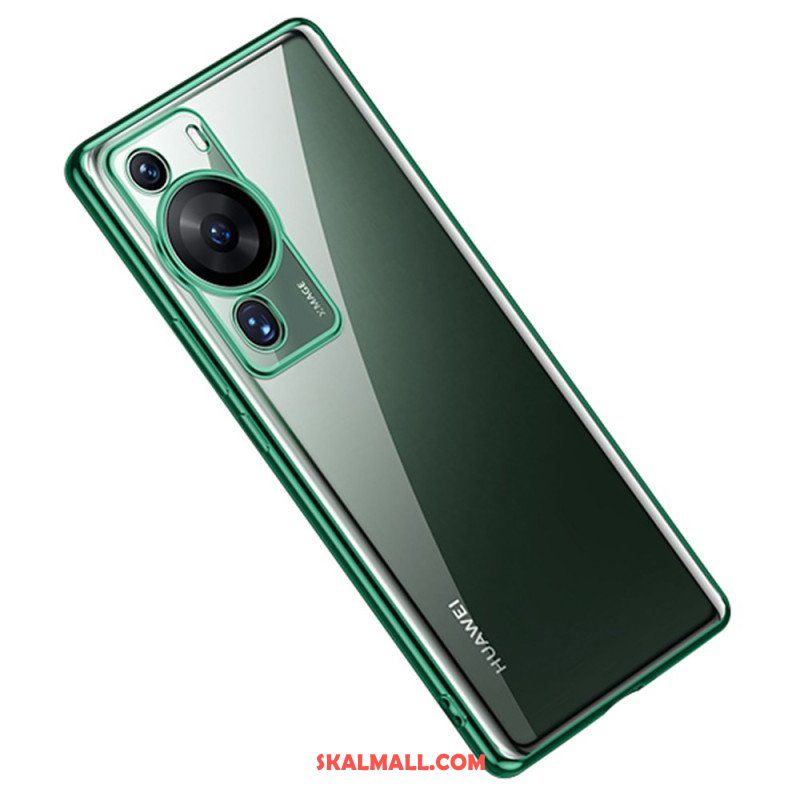 Skal Huawei P60 Pro Transparent Metal Style Kanter Sulada