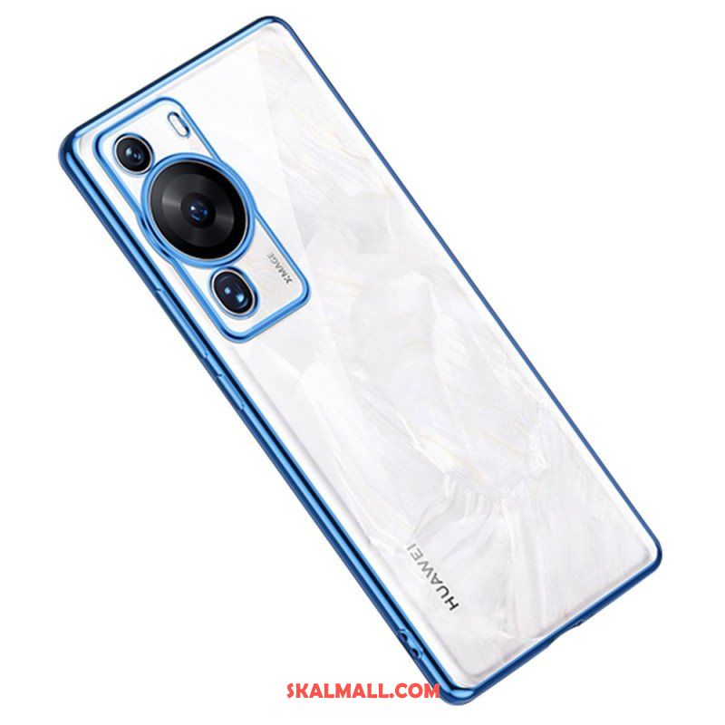 Skal Huawei P60 Pro Transparent Metal Style Kanter Sulada