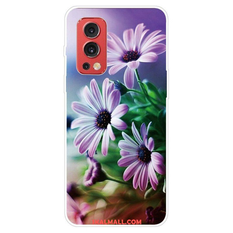 Skal OnePlus Nord 2 5G Realistiska Blommor