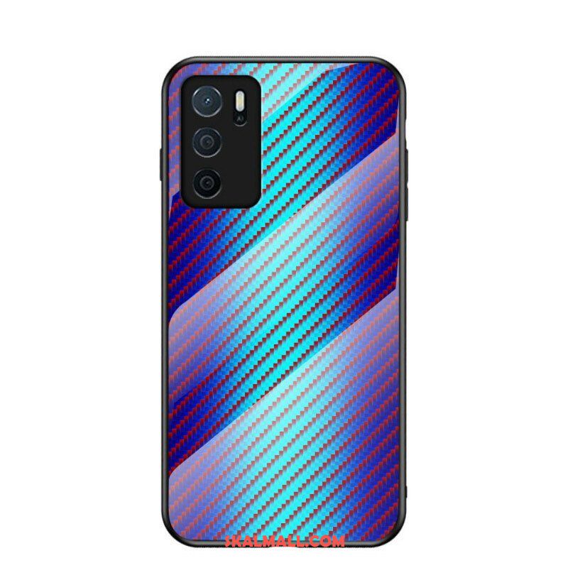 Skal Oppo A16 / A16s Kolfiberhärdat Glas