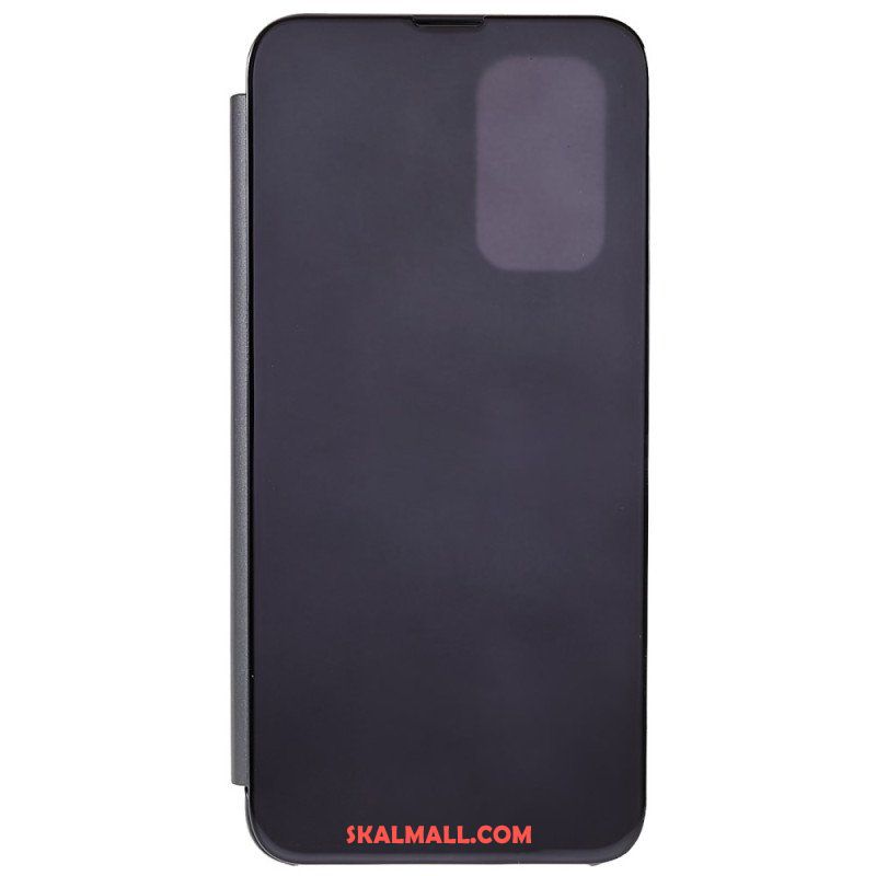 Skal Oppo A54 5G / A74 5G Spegel Och Lädereffekt