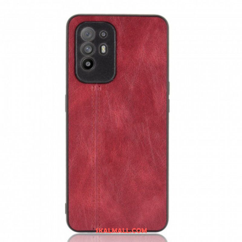 Skal Oppo A94 5G Couture Lädereffekt