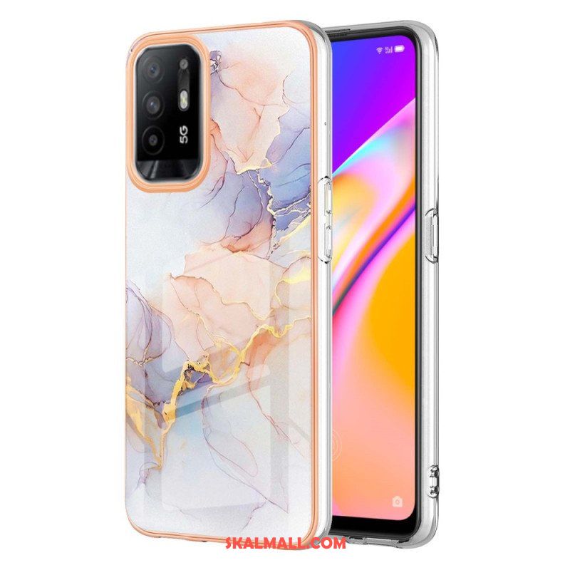 Skal Oppo A94 5G Pastell Marmor