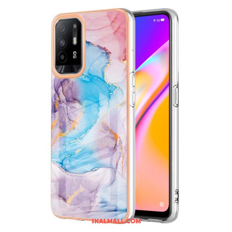 Skal Oppo A94 5G Pastell Marmor