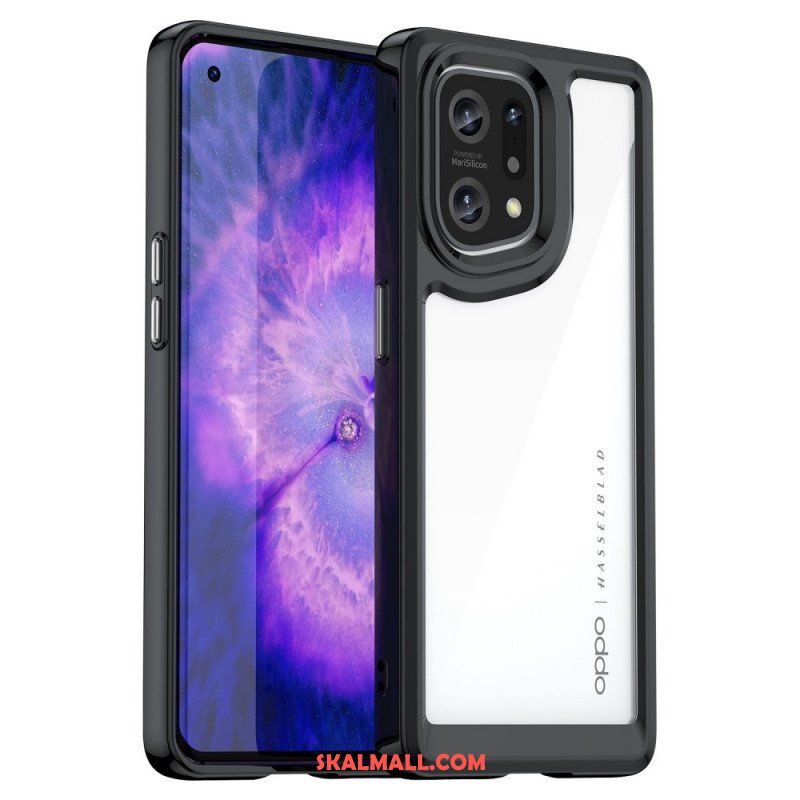 Skal Oppo Find X5 Hybridfärgade Kanter