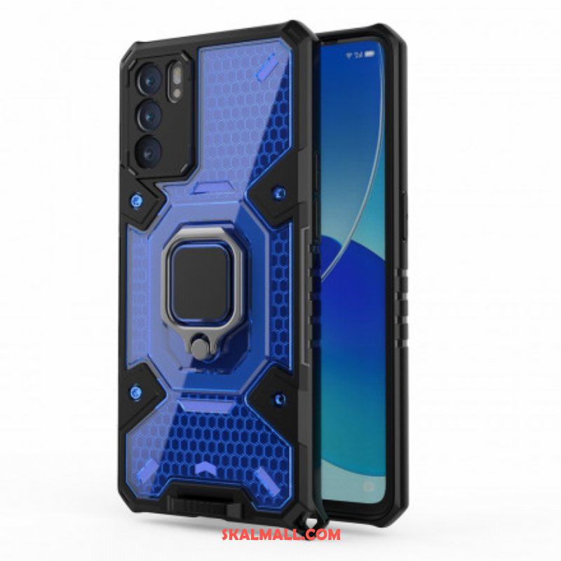 Skal Oppo Reno 6 5G Honeycomb Med Ring