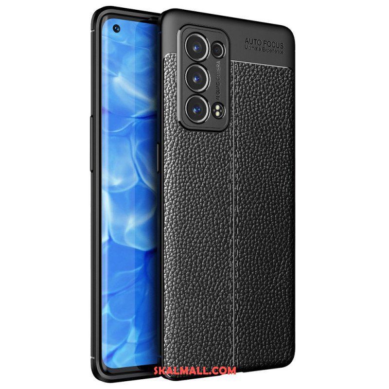 Skal Oppo Reno 6 Pro 5G Litchi Double Line Läder