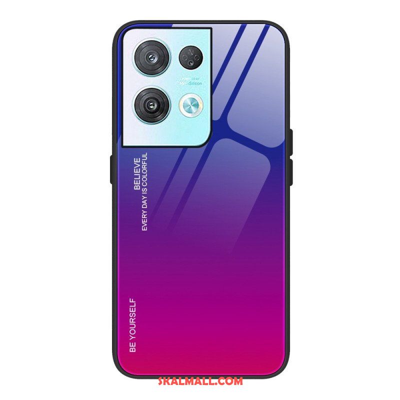 Skal Oppo Reno 8 Pro Tror Härdat Glas