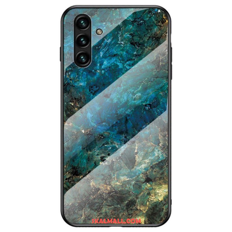 Skal Samsung Galaxy A13 5G / A04s Marmor Härdat Glas