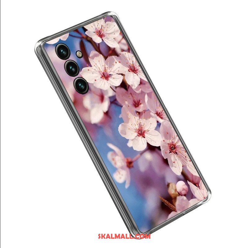 Skal Samsung Galaxy A14 / A14 5G Blommigt Silikon