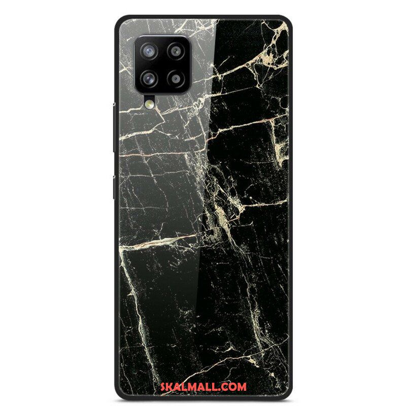 Skal Samsung Galaxy A42 5G Supreme Marble Härdat Glas