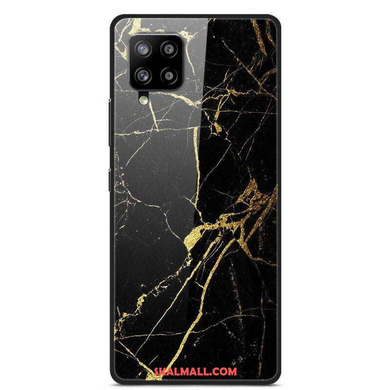 Skal Samsung Galaxy A42 5G Supreme Marble Härdat Glas