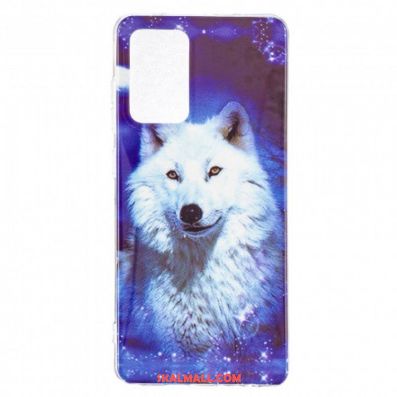 Skal Samsung Galaxy A52 4G / A52 5G / A52s 5G Fluorescerande Wolf Series