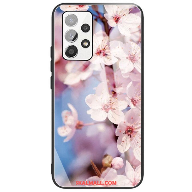 Skal Samsung Galaxy A53 5G Härdat Glas Blommor