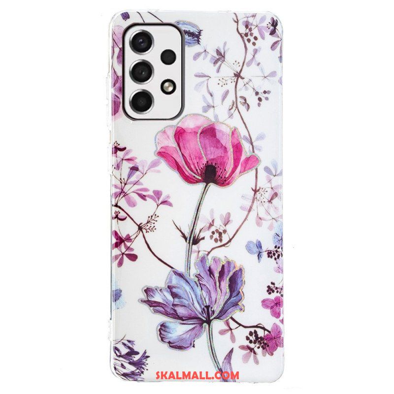 Skal Samsung Galaxy A53 5G Marmorerade Blommor