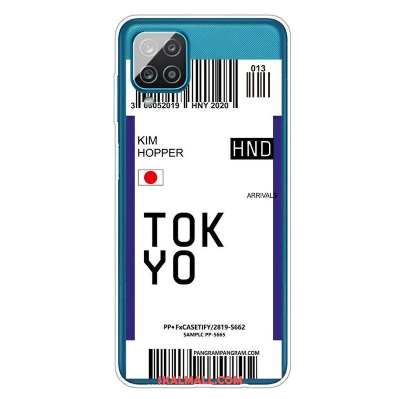 Skal Samsung Galaxy M12 / A12 Boardingkort Till Tokyo