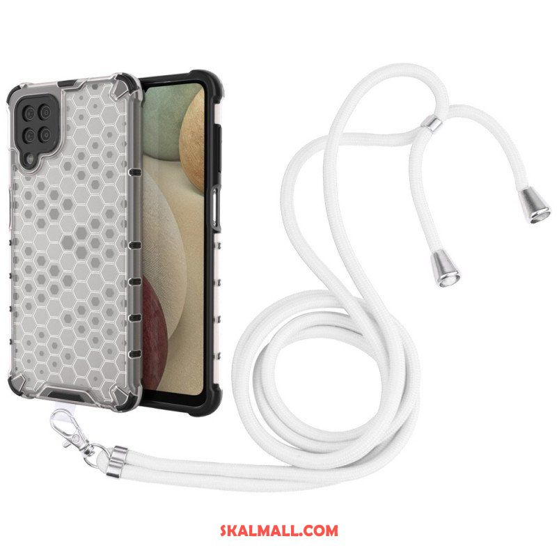 Skal Samsung Galaxy M12 / A12 Med Snodd Med Honeycomb Cord