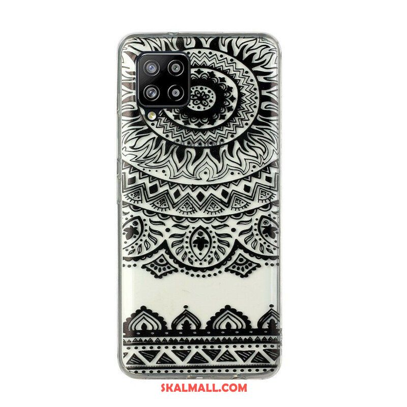 Skal Samsung Galaxy M12 / A12 Sömlösa Blommor Mandala