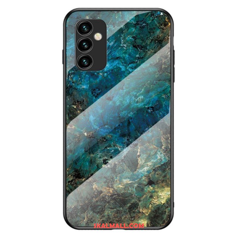 Skal Samsung Galaxy M23 5G Marmorfärger Härdat Glas