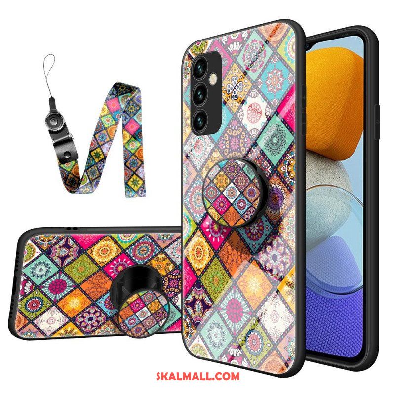 Skal Samsung Galaxy M23 5G Patchwork Magnetisk Hållare