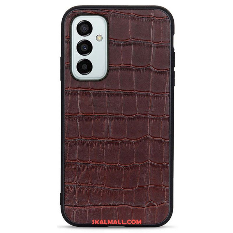 Skal Samsung Galaxy M23 5G Äkta Crocodile Texture Läder