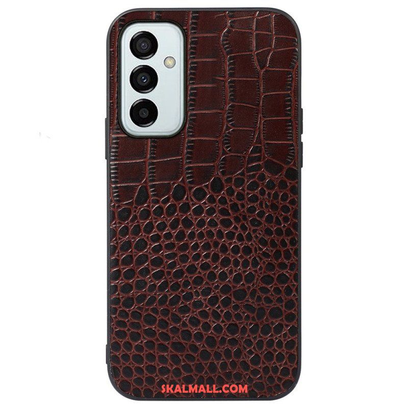 Skal Samsung Galaxy M23 5G Äkta Crocodile Texture Läder