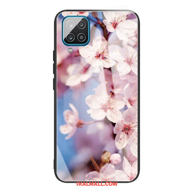 Skal Samsung Galaxy M32 Härdat Glas Blommor