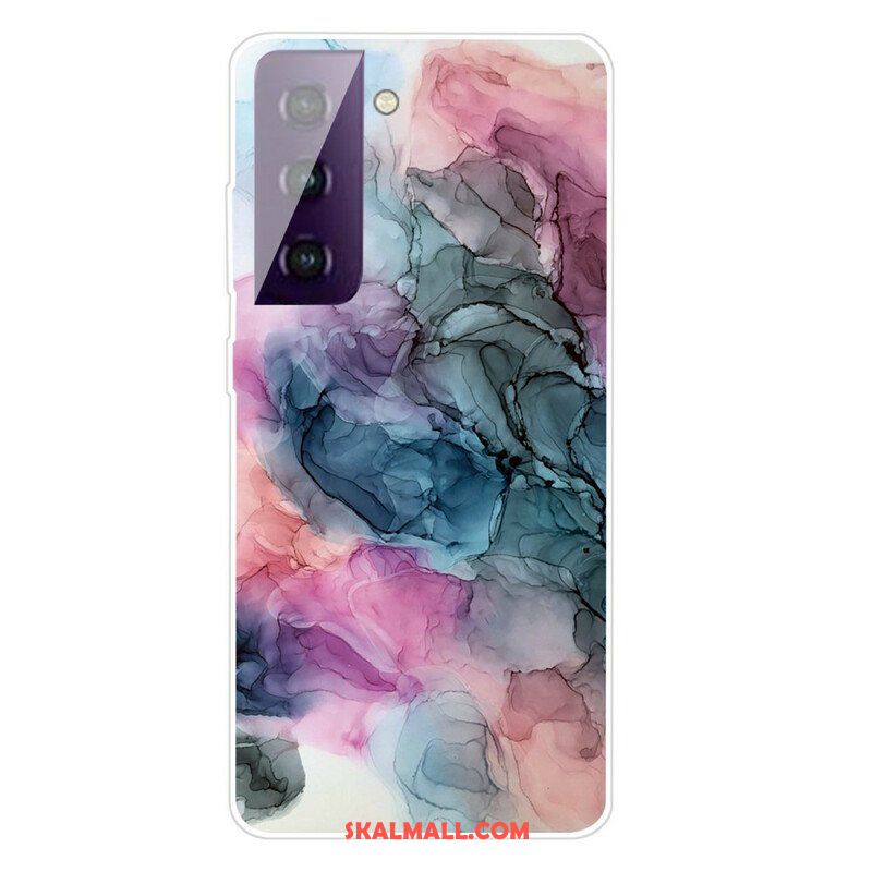 Skal Samsung Galaxy S21 FE Färgad Marmor