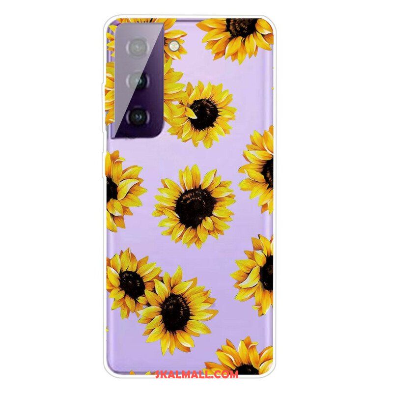 Skal Samsung Galaxy S21 FE Grafiska Blommor