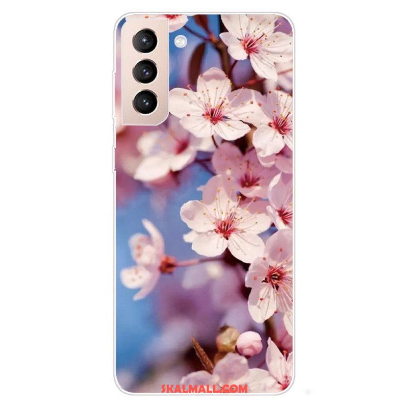 Skal Samsung Galaxy S22 5G Realistiska Blommor