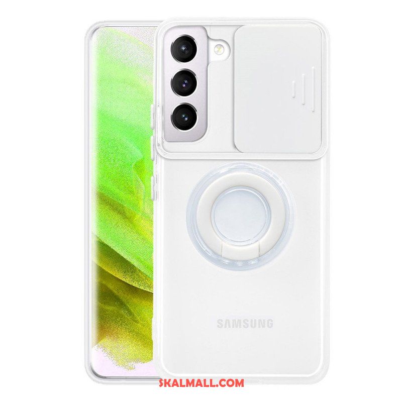 Skal Samsung Galaxy S22 5G Ring-stöd Och Linsskydd