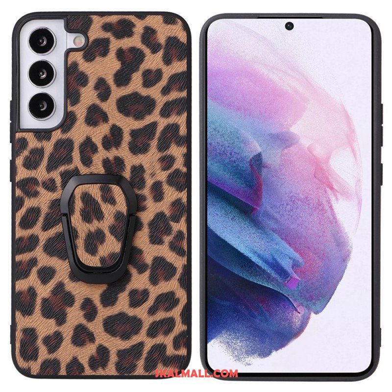 Skal Samsung Galaxy S22 5G Ringstöd I Leopardstil