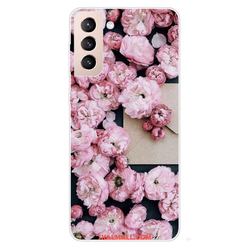 Skal Samsung Galaxy S22 5G Rosa Blommor