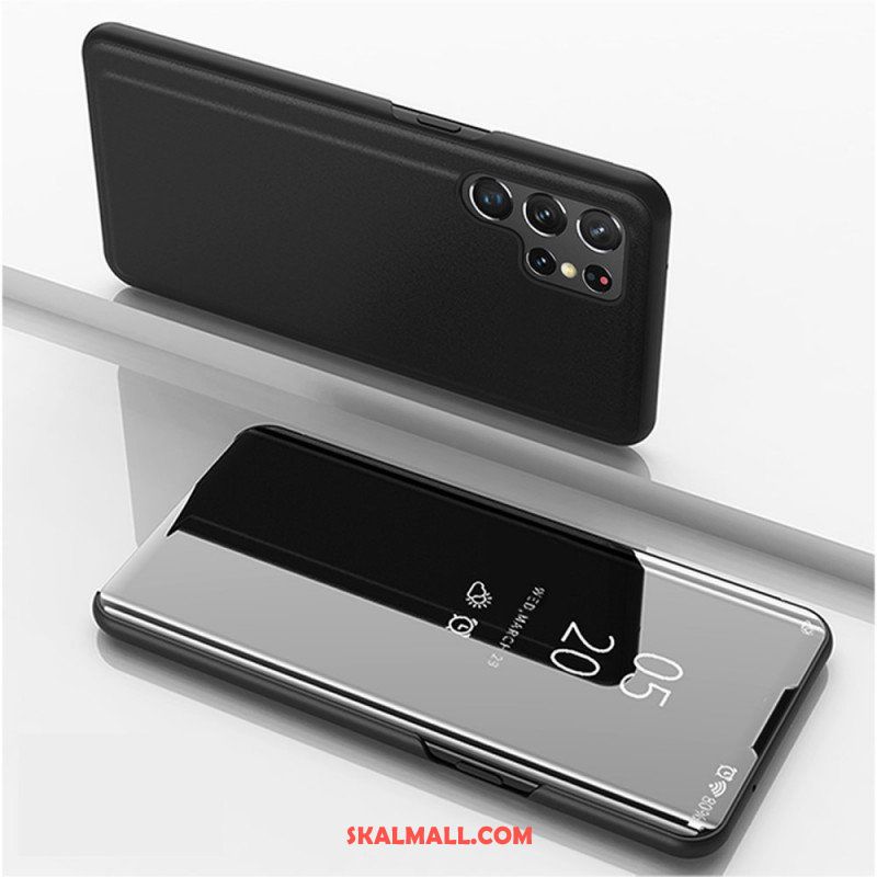 Skal Samsung Galaxy S22 Ultra 5G Spegel Och Konstläder