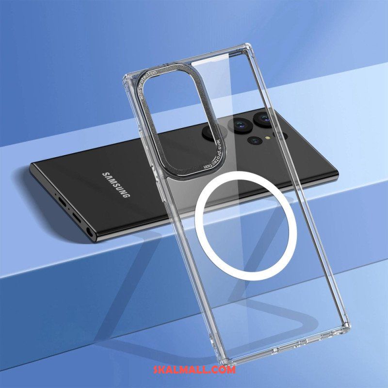 Skal Samsung Galaxy S23 Ultra 5G Transparent Magsafe-kompatibel