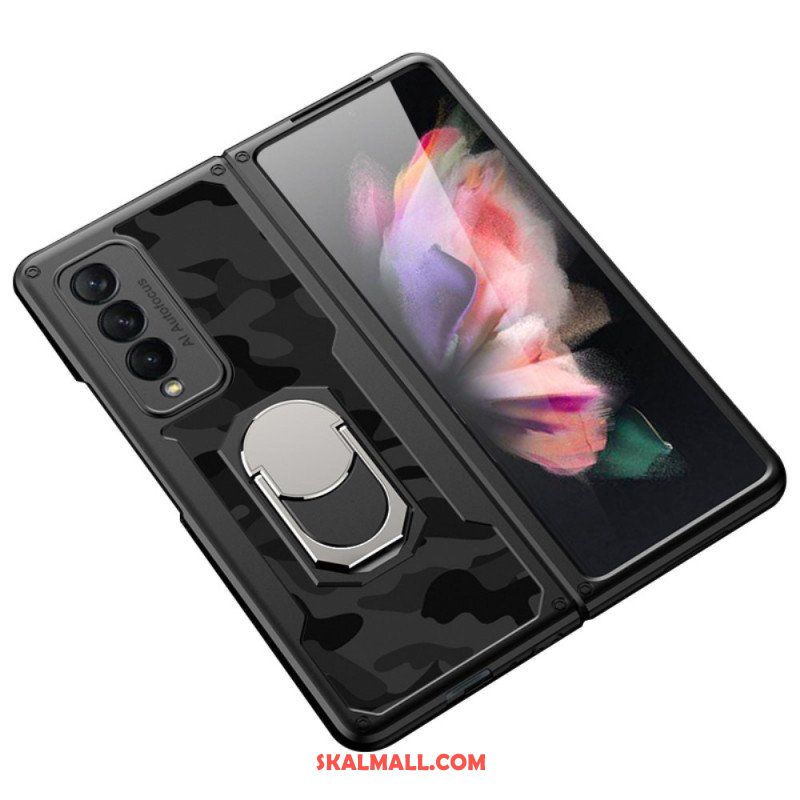 Skal Samsung Galaxy Z Fold 3 5G Camouflage Ring-support Gkk