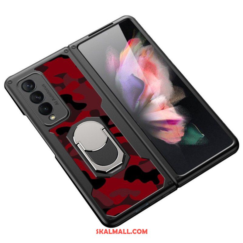 Skal Samsung Galaxy Z Fold 3 5G Camouflage Ring-support Gkk