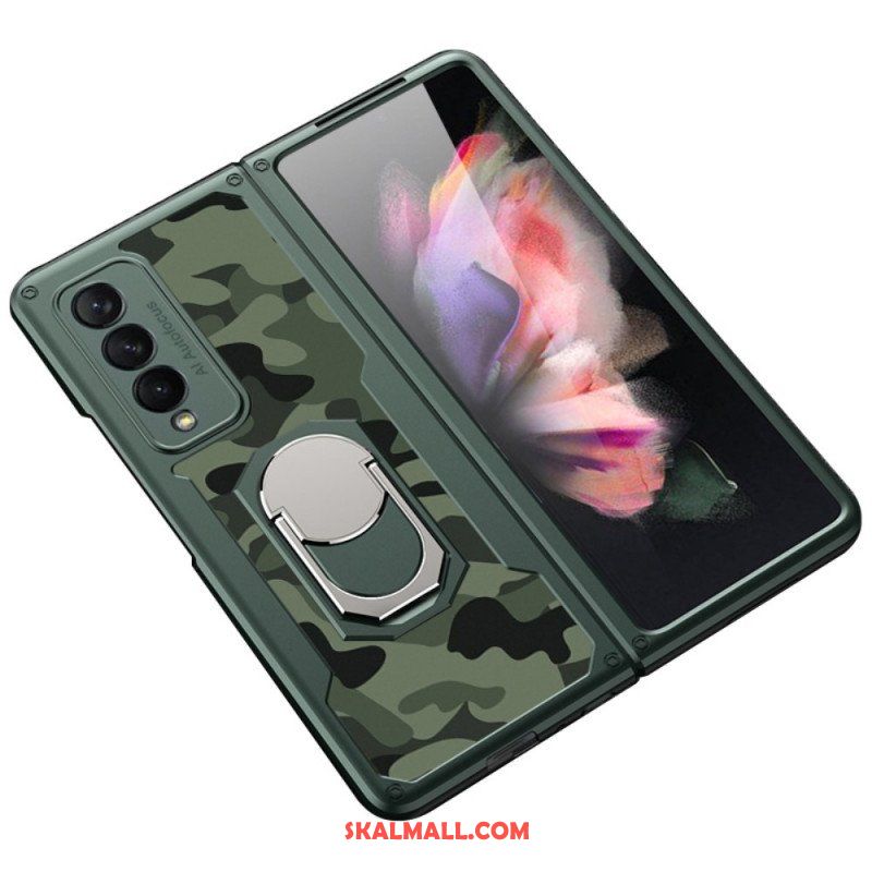 Skal Samsung Galaxy Z Fold 3 5G Camouflage Ring-support Gkk