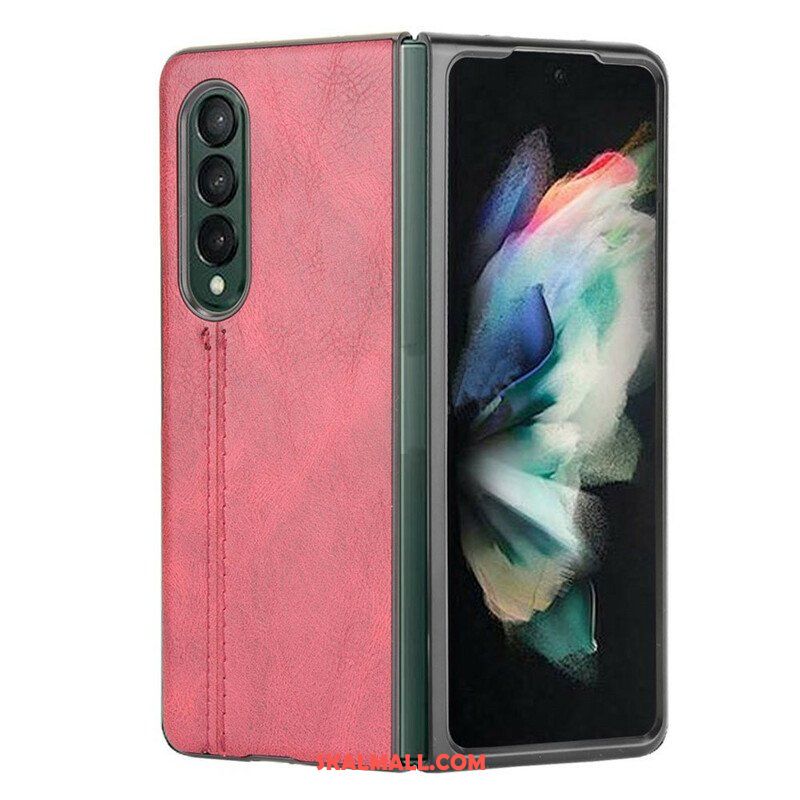 Skal Samsung Galaxy Z Fold 3 5G Couture Lädereffekt