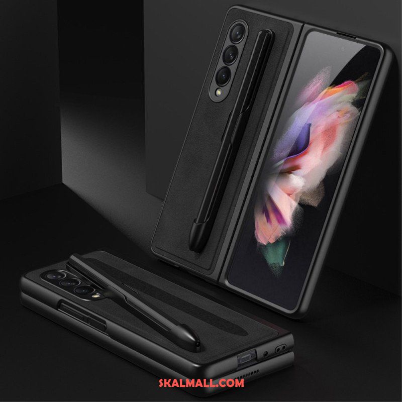 Skal Samsung Galaxy Z Fold 3 5G Stylushållare I Lädereffekt Gkk