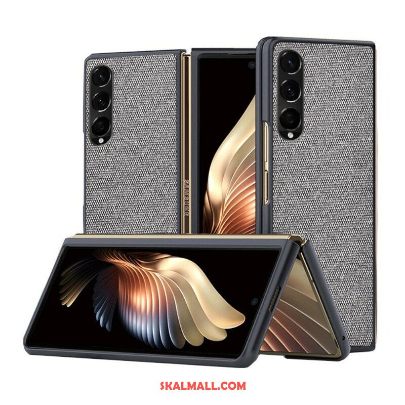 Skal Samsung Galaxy Z Fold 3 5G Texturerad Lädereffekt