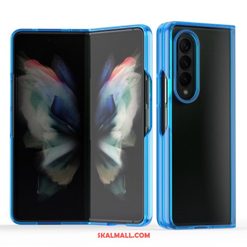 Skal Samsung Galaxy Z Fold 3 5G Transparenta Färgade Kanter