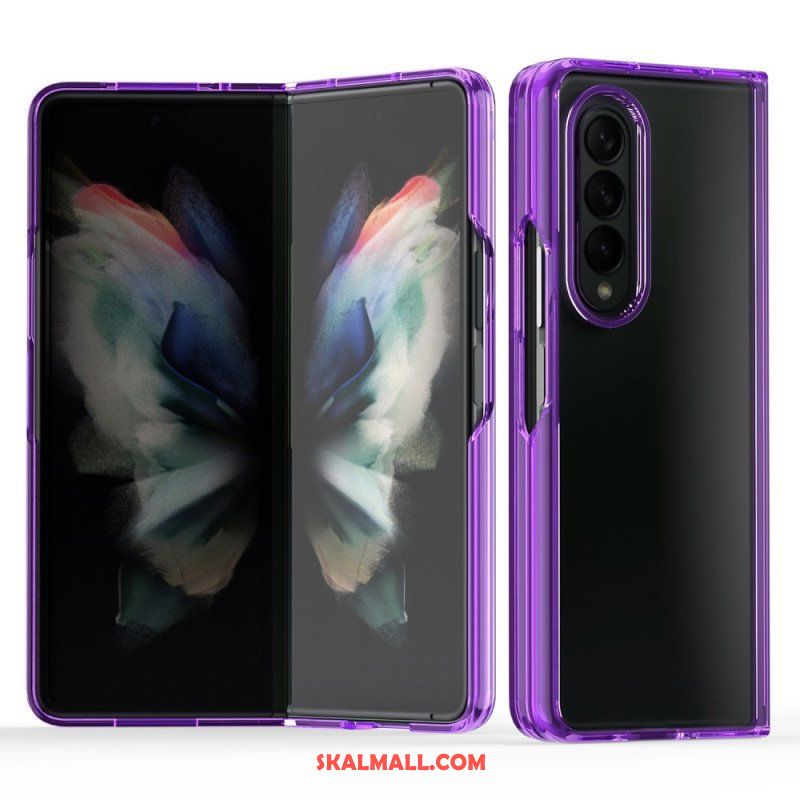 Skal Samsung Galaxy Z Fold 3 5G Transparenta Färgade Kanter