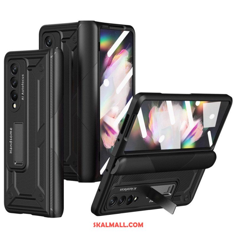 Skal Samsung Galaxy Z Fold 4 Skyddsfodral Dubbelt Skydd Härdat Glas