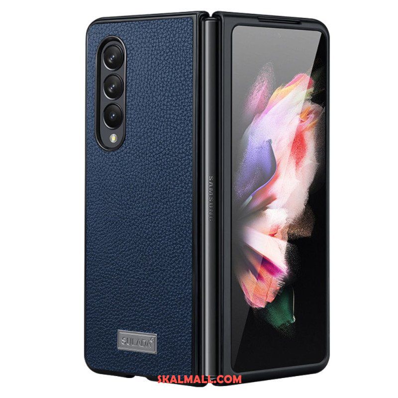 Skal Samsung Galaxy Z Fold 4 Sulada Litchi Konstläder