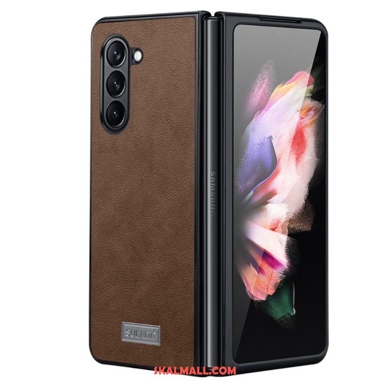 Skal Samsung Galaxy Z Fold 5 Elegance Läder Abeel