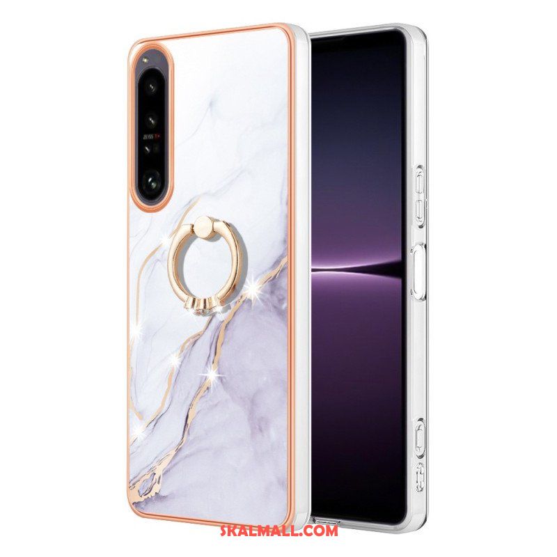 Skal Sony Xperia 1 IV Marmor Med Ringstöd