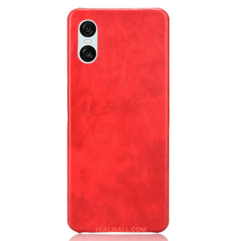 Skal Sony Xperia 10 Vi Telefonfodral Läderstil