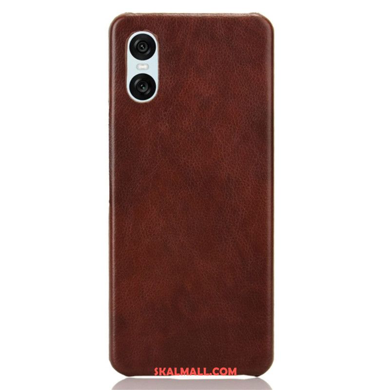 Skal Sony Xperia 10 Vi Telefonfodral Läderstil